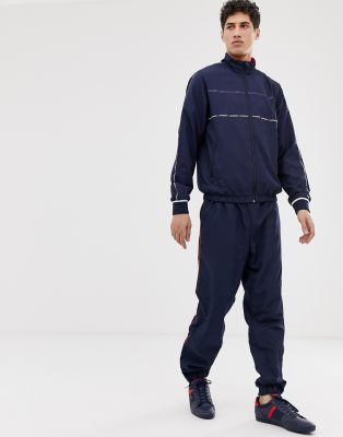 lacoste nylon tracksuit