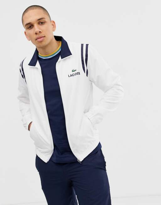 Witte lacoste online trainingspak