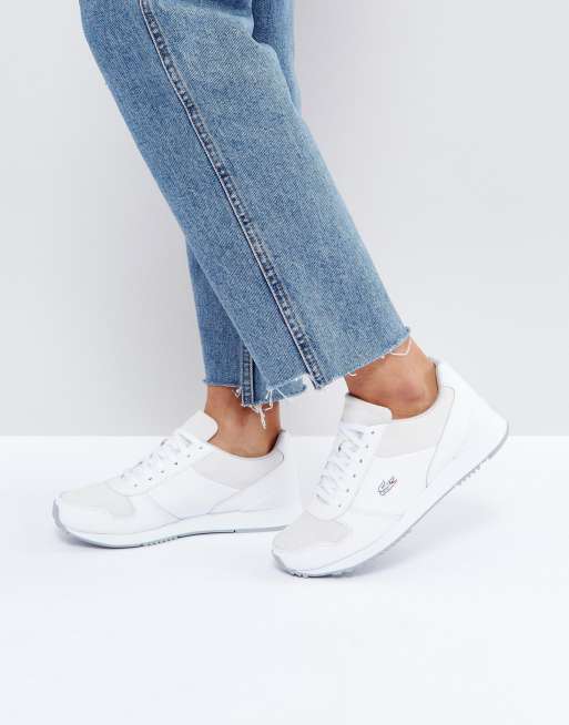 Baskets best sale lacoste blanche