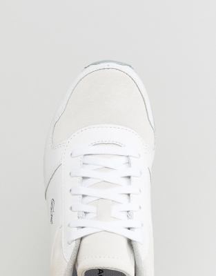 Sneakers femme lacoste discount blanche