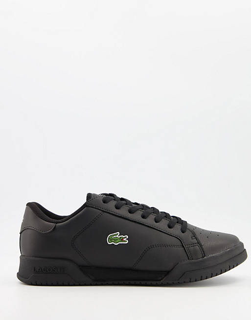 Lacoste Twin Serve 0721 2 Trainers In Black | ASOS