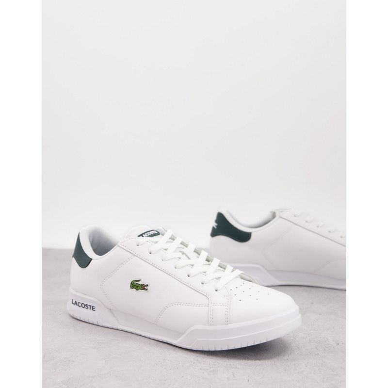  bHskl Lacoste - Twin Serve - Sneakers bianche e verdi