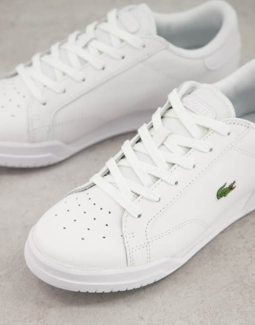 Scarpe lacoste tela bianche sale