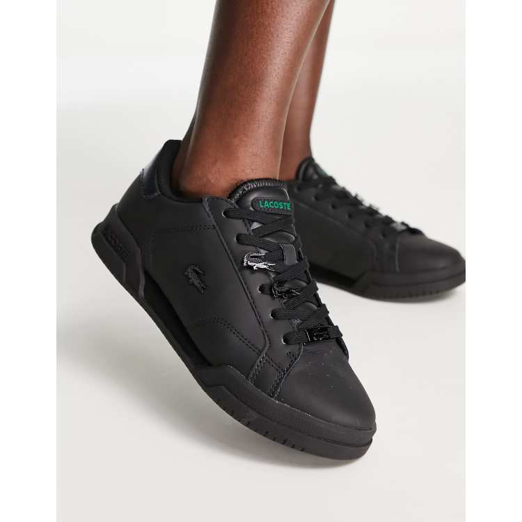 Lacoste store black sneakers