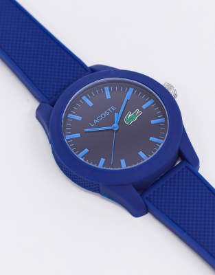 lacoste 12.12 watch blue