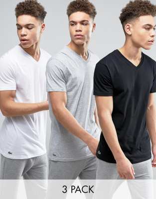 lacoste v neck 3 pack