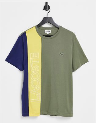 lacoste khaki shirt