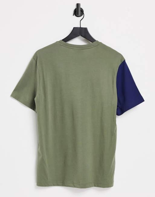 Lacoste t shirt khaki hotsell