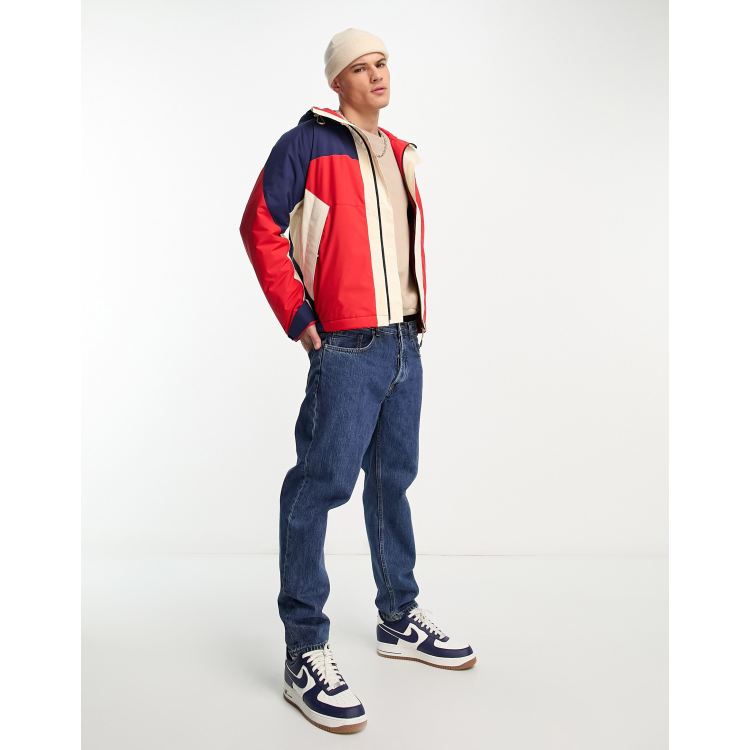 Manteau store lacoste rouge