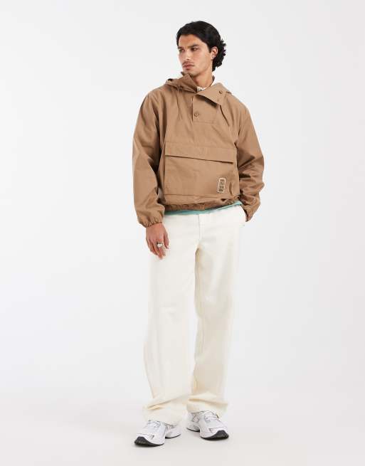 Lacoste - Veste de survêtement à logo, capuche et cordon de serrage - Marron, 2 de 5