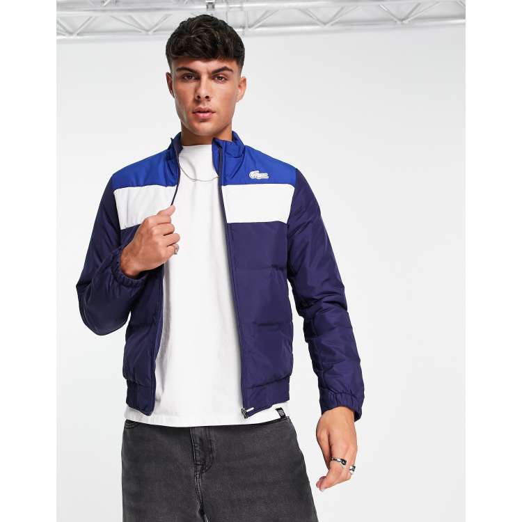 Lacoste Veste matelass e Bleu marine ASOS