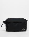 [Lacoste] Lacoste wash bag in black One Size Black