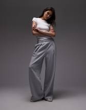 ARKET Cloud low rise baggy wide leg jeans in dark wash blue