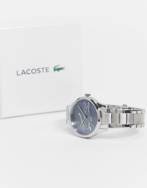 Lacoste women's ladycroc bracelet watch in silver, 4 of 4