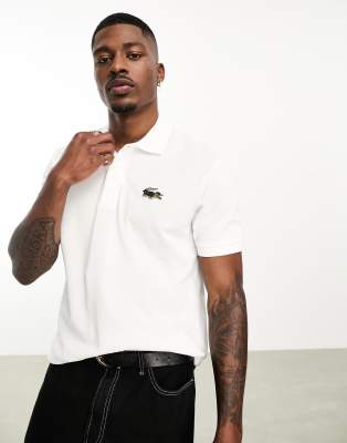 Lacoste x Lupin polo shirt in white - ASOS Price Checker