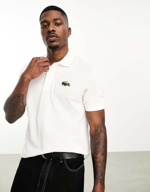 Lacoste white polo deals shirt