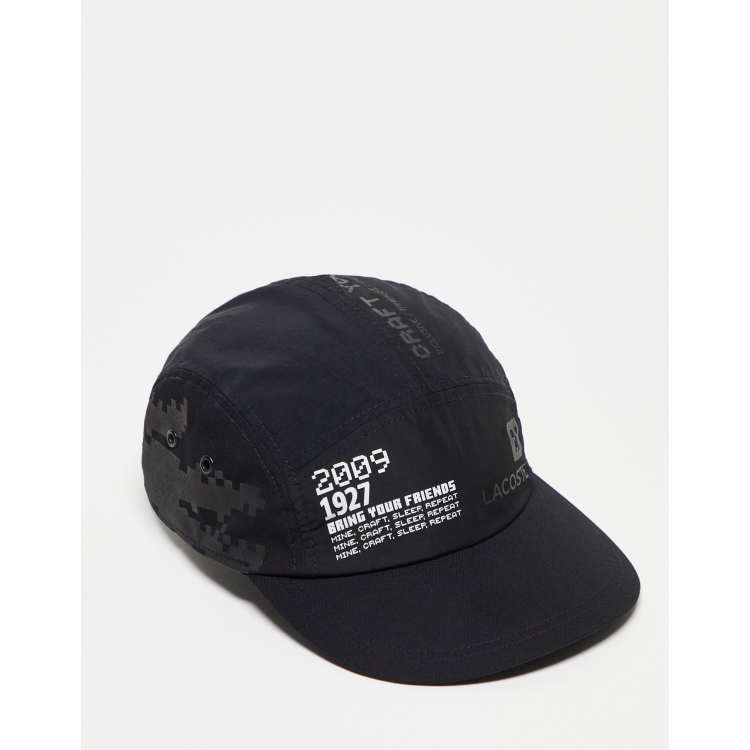 Lacoste x Minecraft logo cap in black ASOS