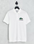 [Lacoste] Lacoste x Minecraft polo shirt in white S WHITE