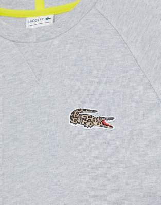 Lacoste x National Geographic Printed Croc Logo Sweat in