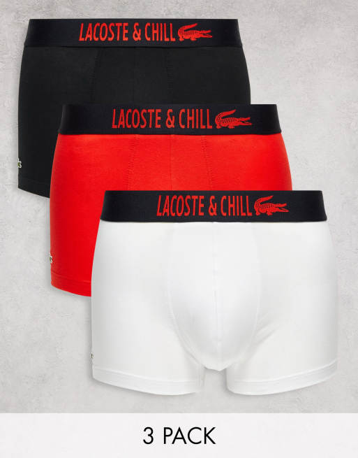 Lacoste x Netflix 3 pack trunks in multi