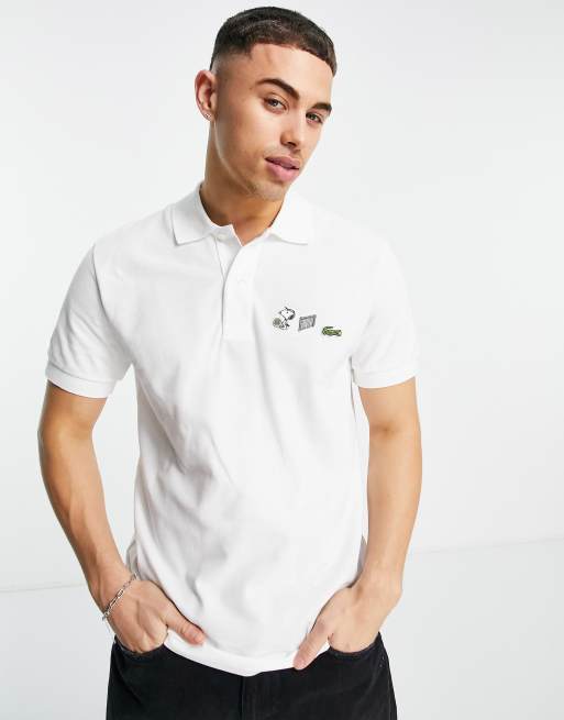 Lacoste Large Logo Polo Shirt in Navy - ASOS Outlet