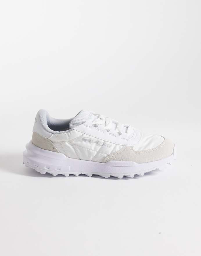 Lacoste zapatillas deportivas Elite Active Evo en gris claro y blanco