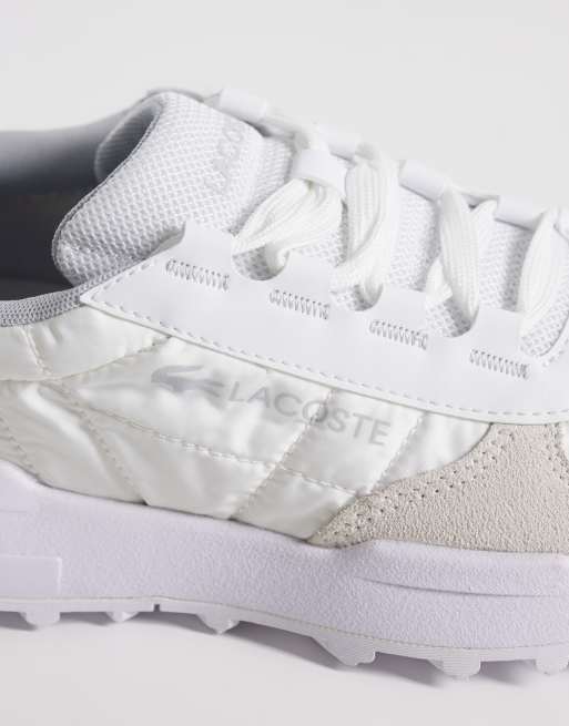 Lacoste - zapatillas deportivas Elite Active Evo en gris claro y blanco, 4 de 5