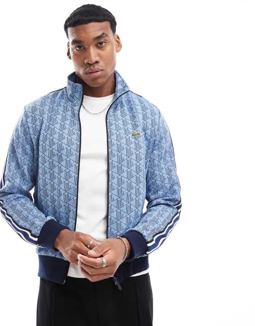 Lacoste – Zapinana na zamek kurtka dresowa z monogramowym wzorem , 3 z 4