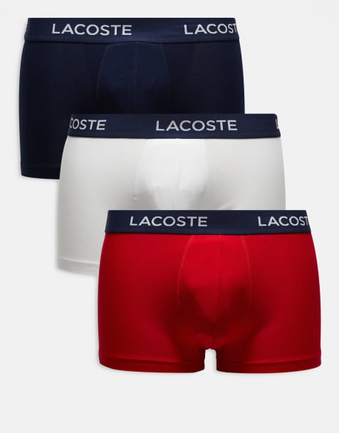 Lacoste – Zestaw 3 par bokserek w różnych kolorach - view 1