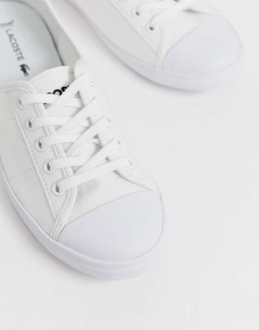 Lacoste ziane clearance canvas