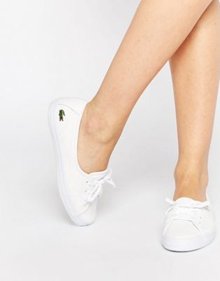 lacoste ziane chunky white leather