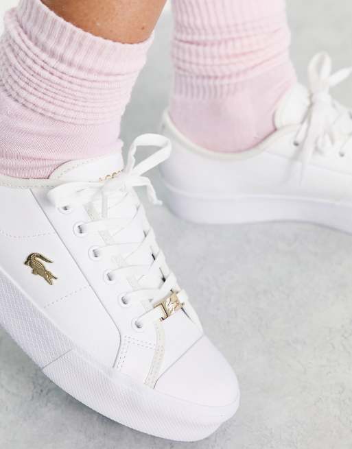 Basket lacoste cheap rose gold asos