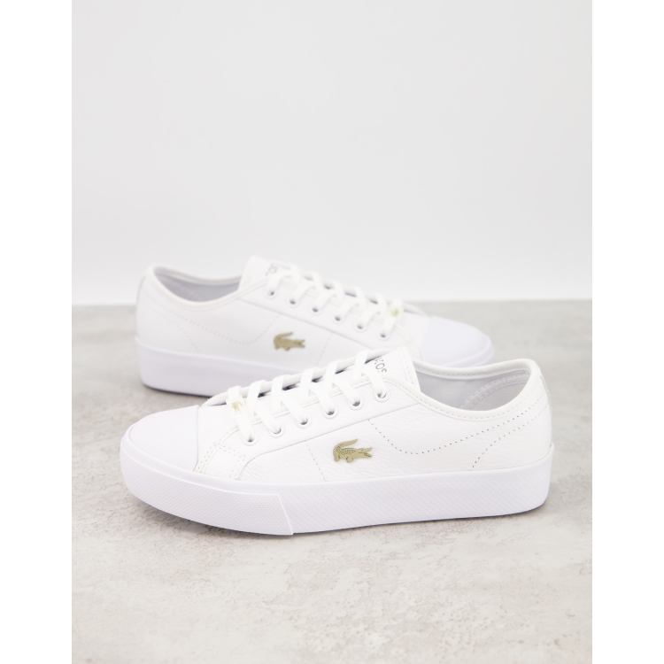 Lacoste Ziane Grand Baskets semelle plateforme plate et