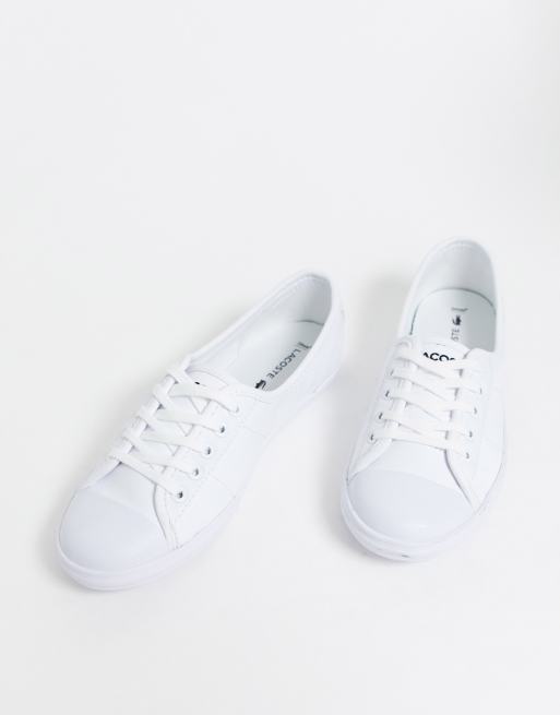 Women's lacoste best sale ziane trainers