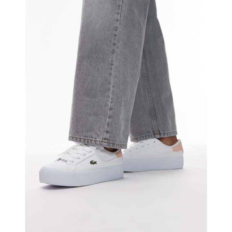 ☆送料無料☆ LACOSTE Ziane Platform Sneakers ☆ Amazon.com | Lacoste Women's Ziane Platform Sneaker, BLK/WHT