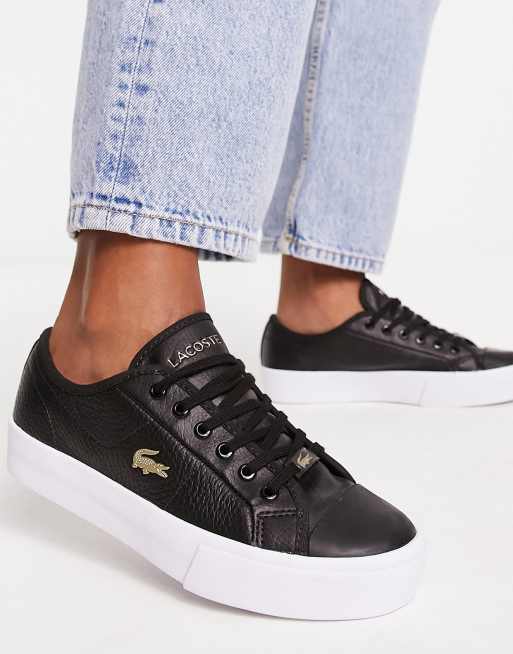 Lacoste ziane 2025 black leather