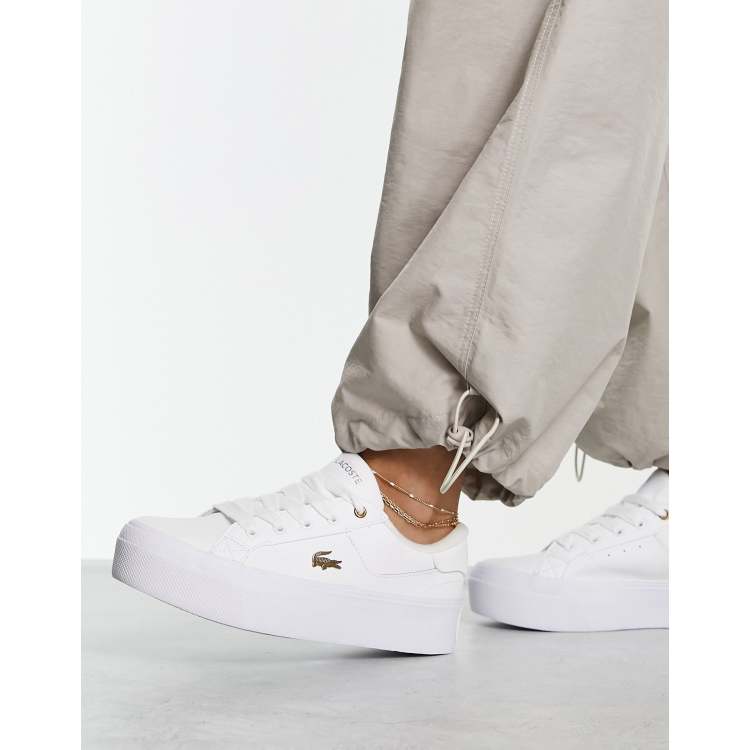 Sneakers bianche lacoste hotsell