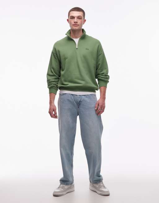 Lacoste – Zielona bluza z suwakiem pod szyją, 2 z 5