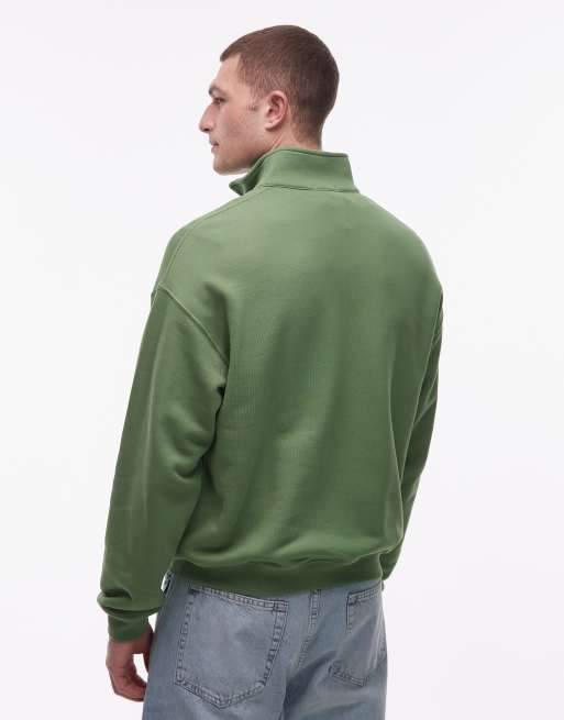 Lacoste – Zielona bluza z suwakiem pod szyją, 3 z 5
