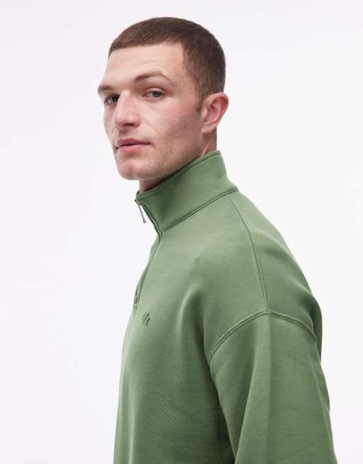 Lacoste – Zielona bluza z suwakiem pod szyją, 4 z 5