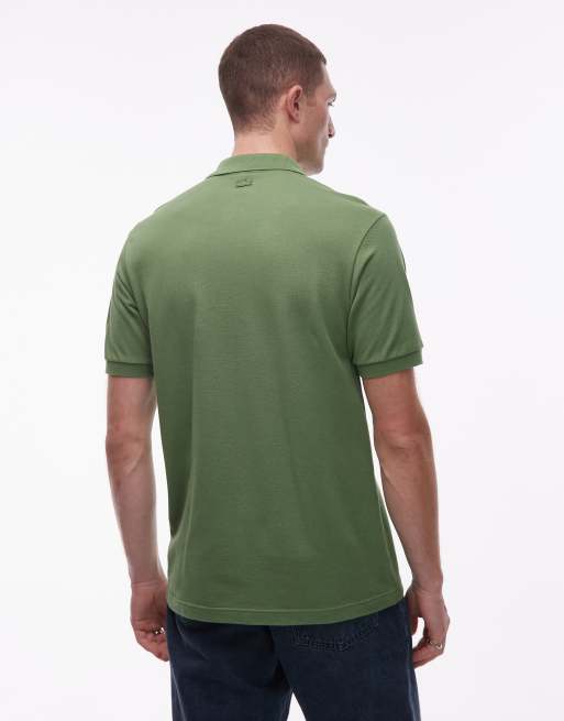 Lacoste – Zielona koszulka polo z haftowanym logo, 3 z 5