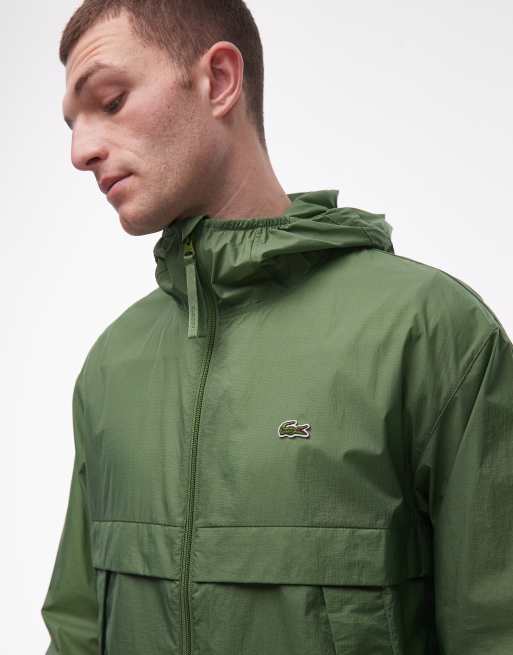 Lacoste – Zielona, składana kurtka przeciwdeszczowa, 5 z 5