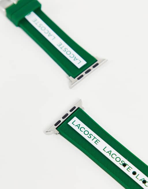Lacoste – Zielony elegancki pasek do zegarka, 2 z 4
