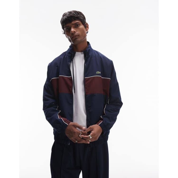 Lacoste Monogram Trackjacket Blue Track Jackets Lacoste