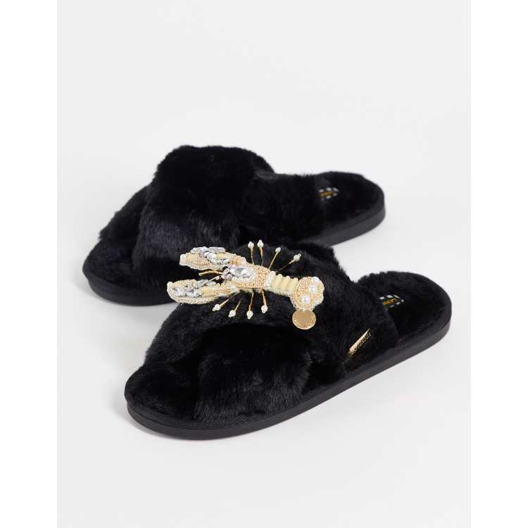 Lobster best sale brooch slippers