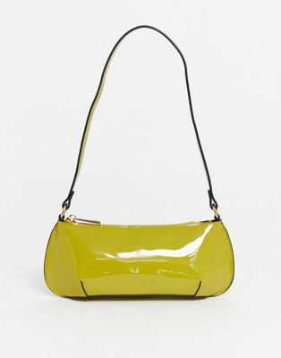фото Лакированная сумка на плечо в стиле 90-х asos design-зеленый