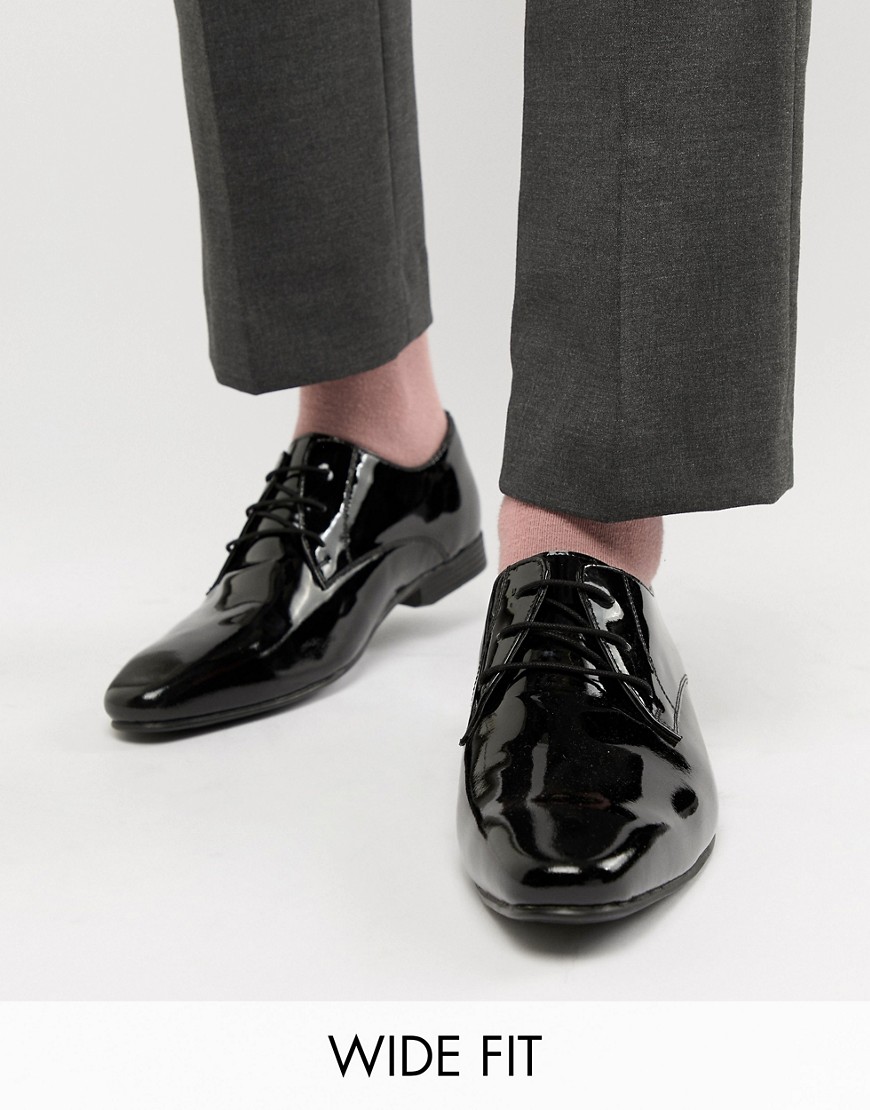 фото Лакированные туфли дерби для широкой стопы kg by kurt geiger-черный kg kurt geiger