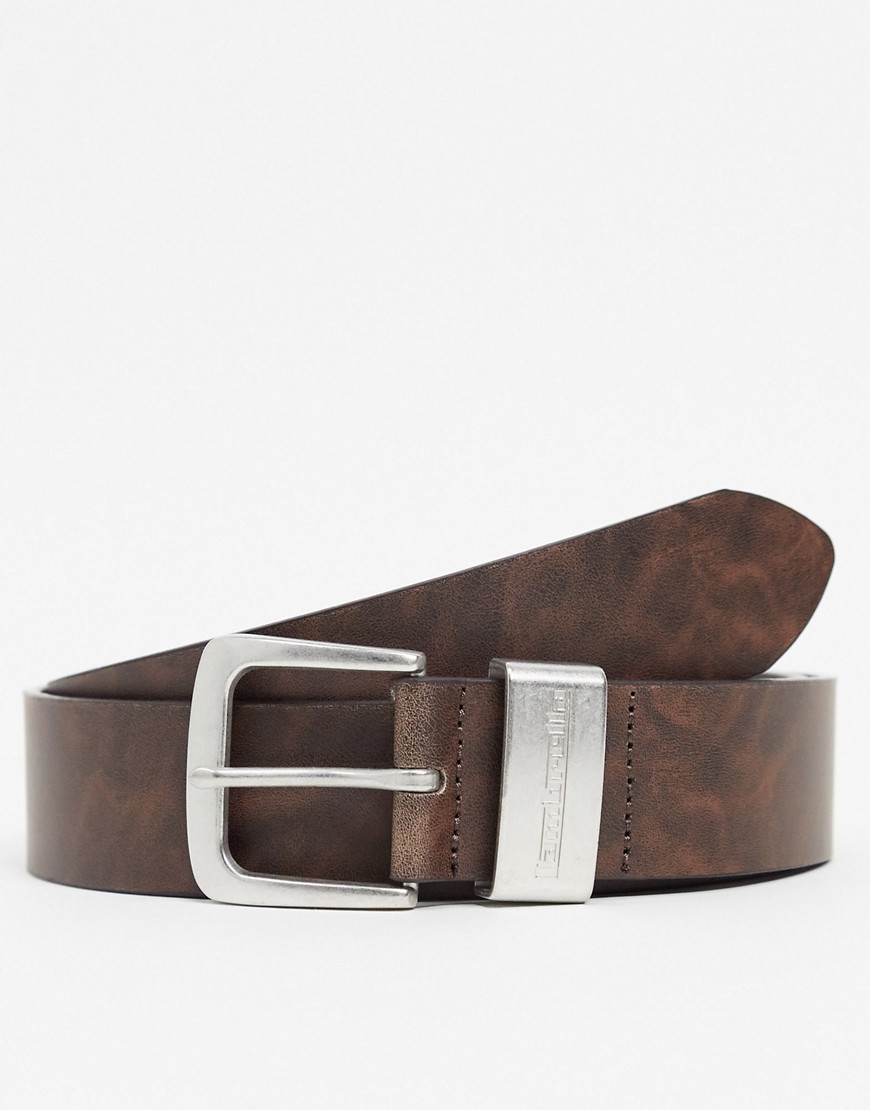 Lambretta leather belt in brown