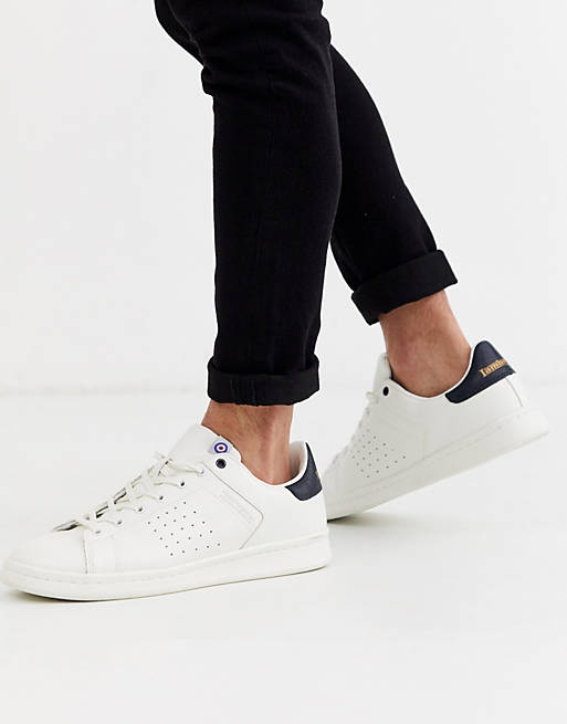 Lambretta tennis sneakers in white and navy