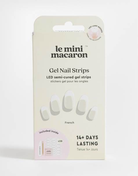 Láminas de esmalte con diseño de manicura francesa exclusivas de Le Mini Macaron x ASOS - view 1
